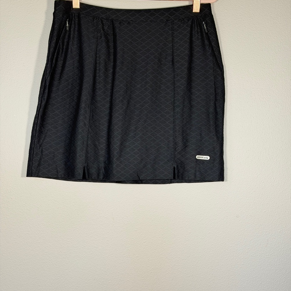 Annika Cutter & Buck Black Golf Skort Medium